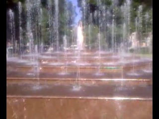 naked in the fountain